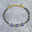 Evil Eye Gold Beads Hand Mangalsutra Bracelet For Women Bulk