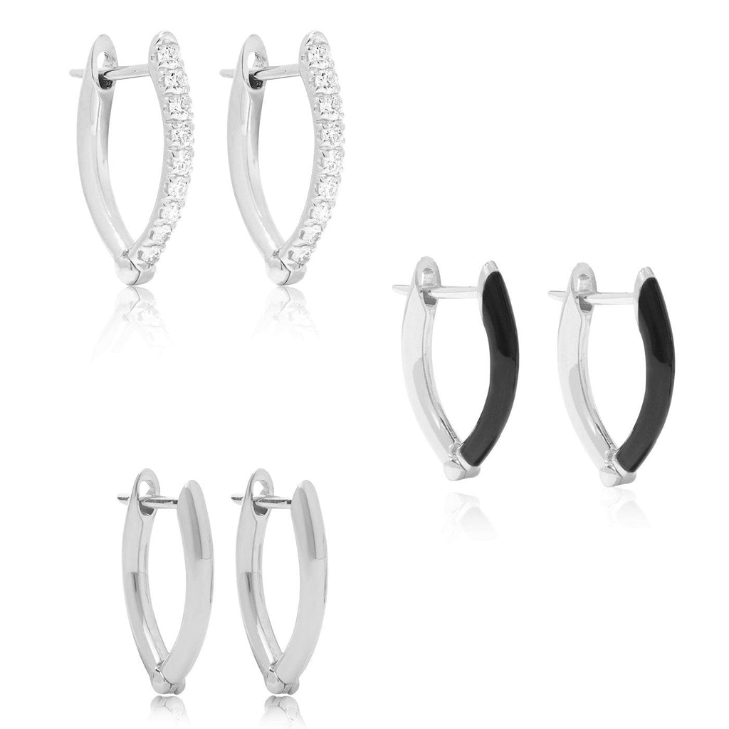 Brass Rose Gold Everyday Stackable Combo Earrings Earring Pair Bulk