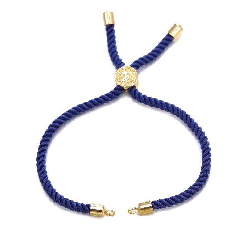 Blue Gold Thread Extender Accessory Diy 9" Bracelet Girls Bulk