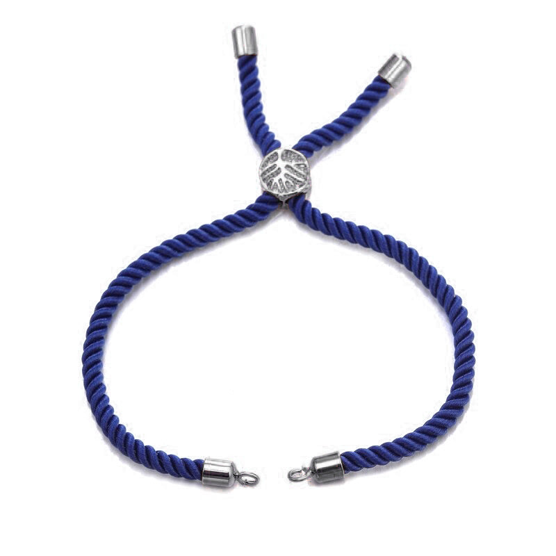 Blue Silver Thread Extender Accessory Diy 9" Bracelet Girls Bulk