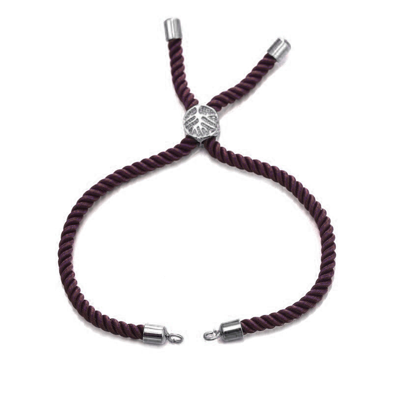 Brown Silver Thread Extender Accessory Diy 9" Bracelet Girls Bulk
