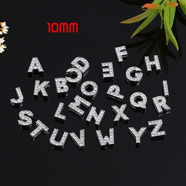 Initial Alphabet All Small Letter Cubic Zirconia Silver Necklace Birthday Gifts For Women Girls Secondary image