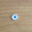 Silver Blue Evil Eye Nazariya Lucky CZ Centre Pcs Bulk