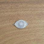 Turkish Evil Eye Cubic Zirconia Silver Centre Pcs For Women Bulk