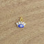 Turkish Evil Eye Lash Baguette Cubic Zirconia Gold Charm Women Bulk
