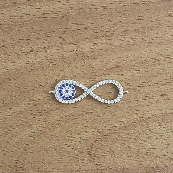 Evil Eye Nazariya Infinity Zircon CZ Charm Centre Pcs Bulk Main image