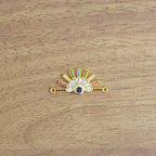 Rainbow Colourful Gold Cubic Zirconia American Diamond Centre Pcs Bulk