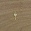 Key 18K Gold Plated Cubic Zirconia Pendant Necklace For Women Bulk