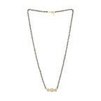 Copper Solitaires CZ Beads Black Gold Neck Mangalsutra Bulk