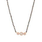 Copper Solitaires CZ Beads Black Gold Neck Mangalsutra Bulk
