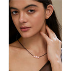 Copper Solitaires CZ Beads Black Gold Neck Mangalsutra Bulk