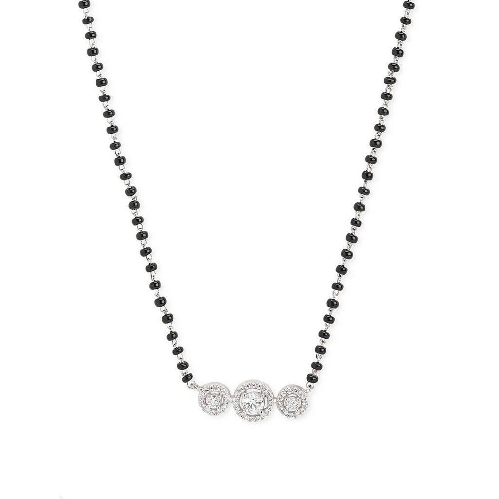 Copper Solitaires CZ Beads Black Gold Neck Mangalsutra Bulk