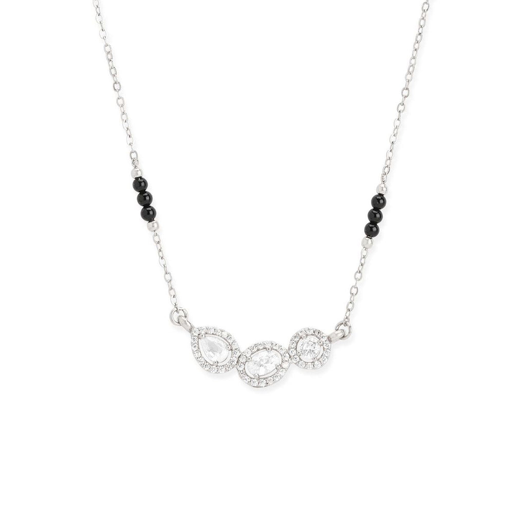 Copper Solitaires CZ Gold Black Neck Mangalsutra Chain Bulk