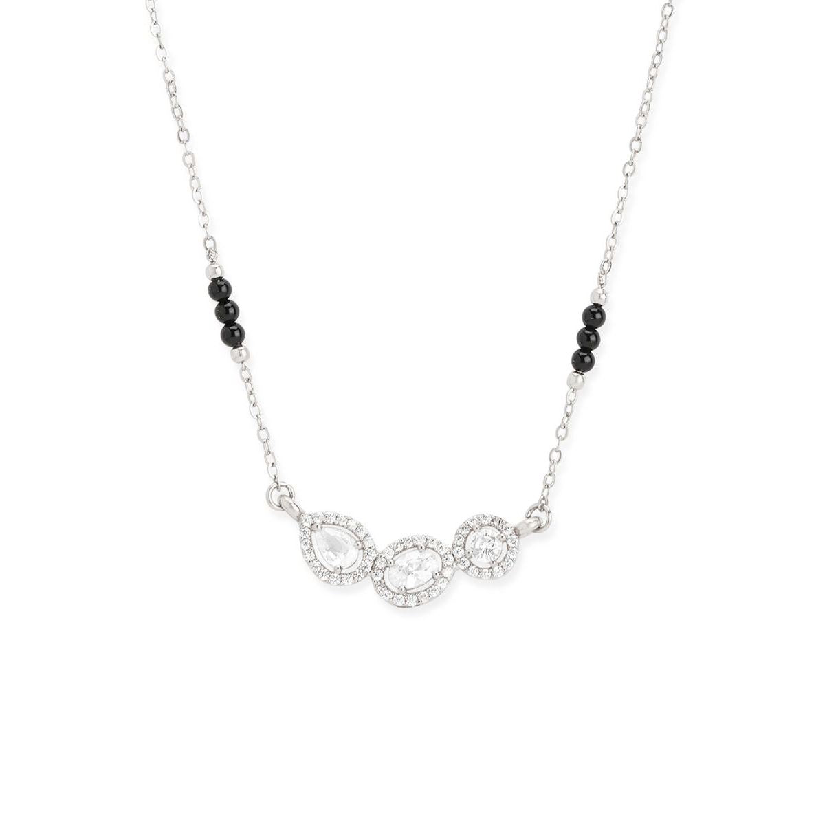 Copper Solitaires CZ Gold Black Neck Mangalsutra Chain Bulk