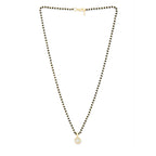 Copper Tiny Solitaires Cubic Zirconia Gold Black Neck Mangalsutra Bulk