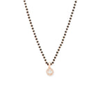 Copper Tiny Solitaires Cubic Zirconia Gold Black Neck Mangalsutra Bulk