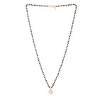 Copper Tiny Solitaires Cubic Zirconia Gold Black Neck Mangalsutra Bulk