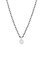 Copper Tiny Solitaires Cubic Zirconia Gold Black Neck Mangalsutra Bulk