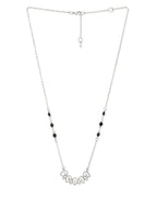 Copper Pear Cut Kundan Cubic Zirconia Gold Neck Mangalsutra Chain Bulk