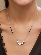 Copper Pear Cut Kundan Cubic Zirconia Gold Neck Mangalsutra Chain Bulk