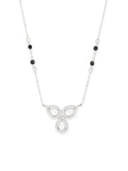 Copper Flower Pear Cut Kundan CZ Gold Neck Mangalsutra Chain Bulk