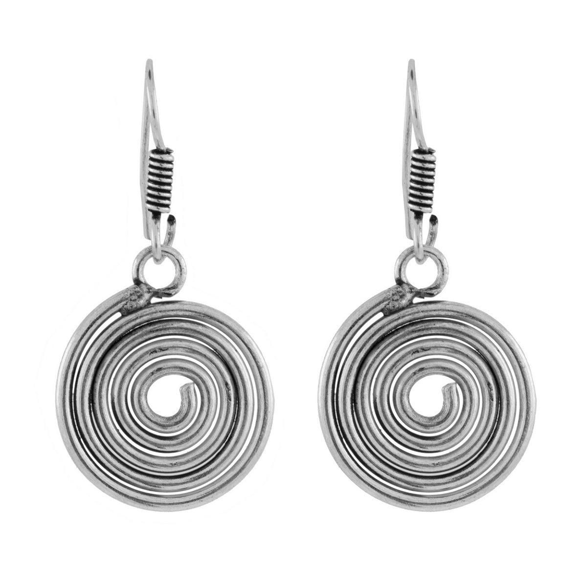 Oxidised Tribal Bohemian German Silver Necklace Earring Bracelet Set