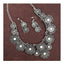 Oxidised Bohemian German Silver Diamond Choker Necklace Earring Bulk