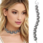 Chand Bali Oxidised Bohemian German Silver Collar Necklace Bulk
