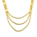 Lakshmi Coin Temple 22K Gold Brass Ball Chain Necklace Chain Bulk