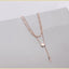 Rose Gold Multi Layered Stunning Stainless Steel Necklace Chain Bulk