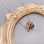 Ring Black Rose Gold Slim Stainless Steel Necklace Pendant Chain Bulk