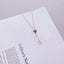 Micky Mouse Black Rose Gold Slim Stainless Steel Necklace Pendant Chain For Women