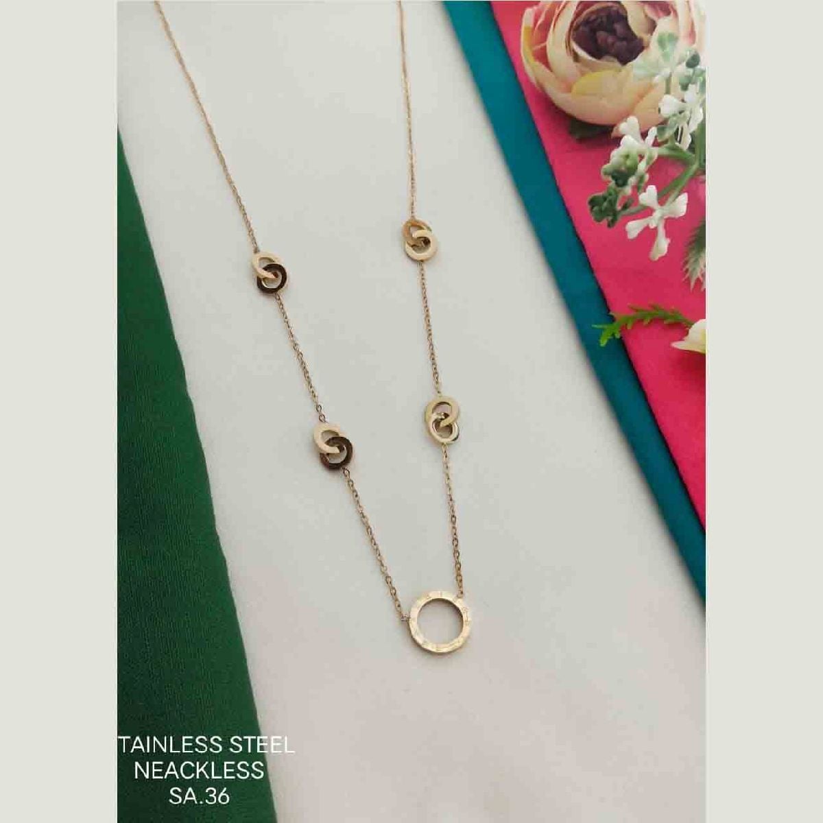 Roman Black Rose Gold Stainless Steel Necklace Pendant Chain Bulk