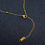 Stainless Steel Gold Roman Ring Necklace Pendant Chain For Women Bulk