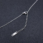 Stainless Steel Crystal Butterfly Necklace Chain For Women Gold Bulk