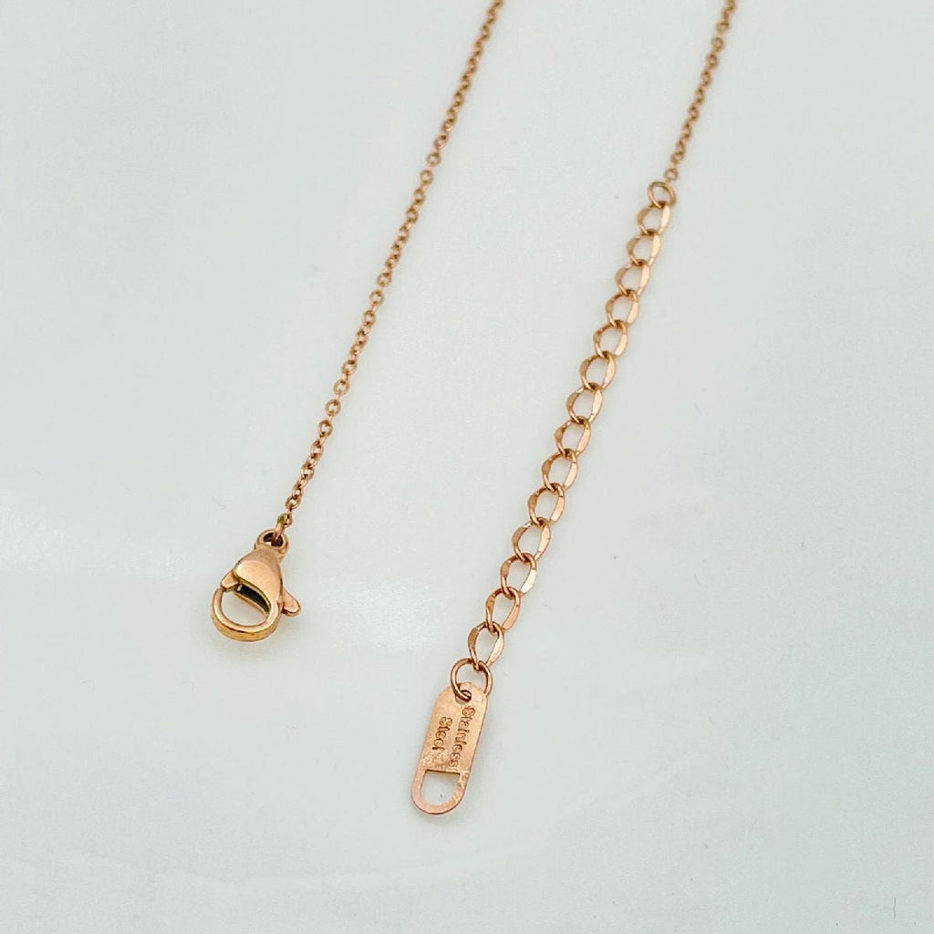 Butterfly Rose Gold Stainless Steel Links Necklace Pendant Chain Bulk