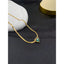 Rainbow Heart Love Austrian Crystal 18K Gold Snake Pendant Chain Bulk