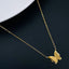 Butterfly Dainty 18K Gold Stainless Steel Necklace Chain Women Bulk