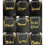 Copper Gold Personalized Customized Letter Name Necklace Chain Bulk
