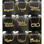 Copper Gold Personalized Customized Letter Name Necklace Chain Bulk