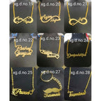 Copper Gold Personalized Customized Letter Name Necklace Chain Bulk