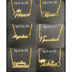 Copper Gold Personalized Customized Letter Name Necklace Chain Bulk