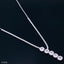 Solitaire Eternity CZ Silver Adjustable Slider Necklace Bulk