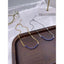 Ten Evil Eyes Snake Herringbone Silver Stainless Steel Necklace Chain for Women