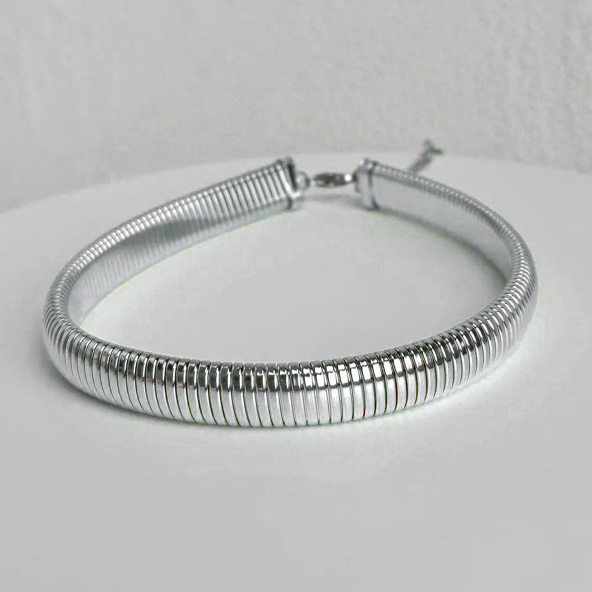 Cobra Snake 18K Gold Anti Tarnish Stainless Steel Choker Necklace Bulk Secondary image