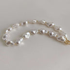 Baroque Pearl 18K Gold Anti Tarnish Necklace For Women Bulk