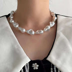 Baroque Pearl 18K Gold Anti Tarnish Necklace For Women Bulk