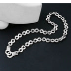 Handcuff Infinity 18K Gold Anti Tarnish Stainless Steel Necklace Chain for Men & Women