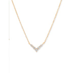 Copper Solitaires Cubic Zirconia Gold Necklace Link Pendant Chain Bulk