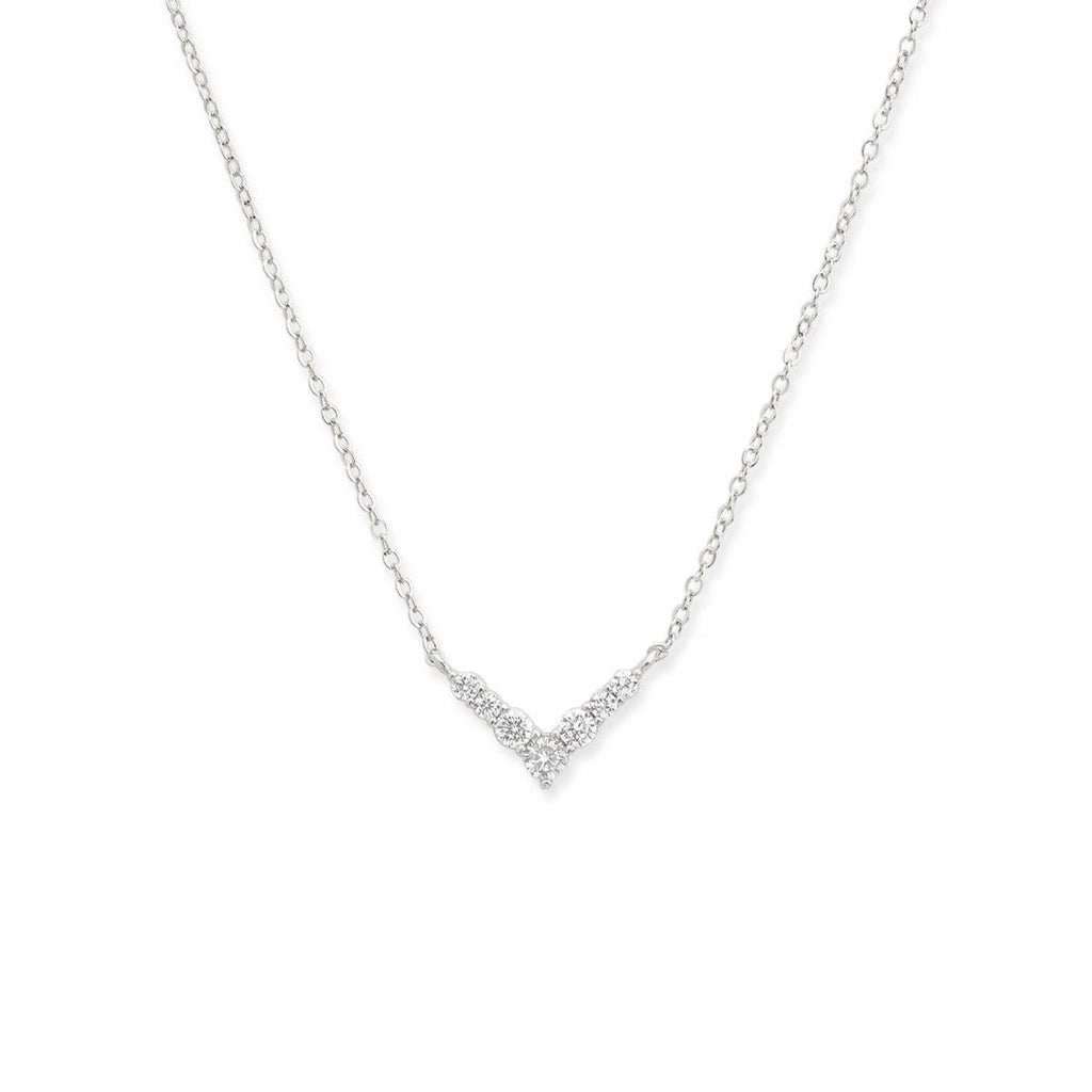Copper Solitaires Cubic Zirconia Gold Necklace Link Pendant Chain Bulk